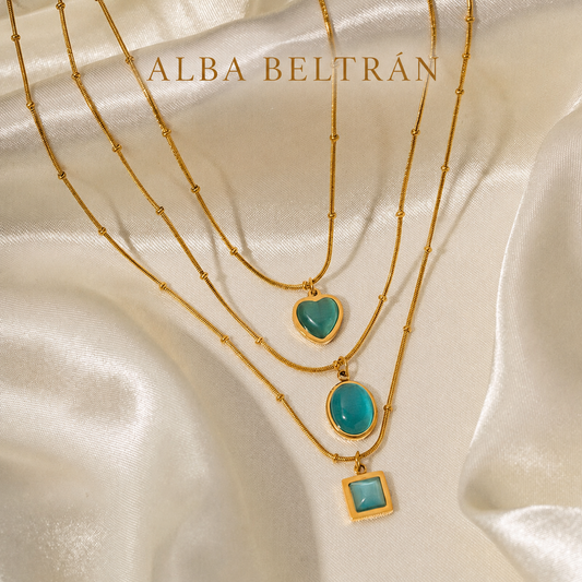 Set de Collares Alma Turquesa