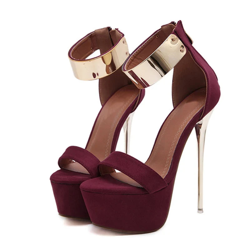 Alba - Zapatos de tacón con plataforma