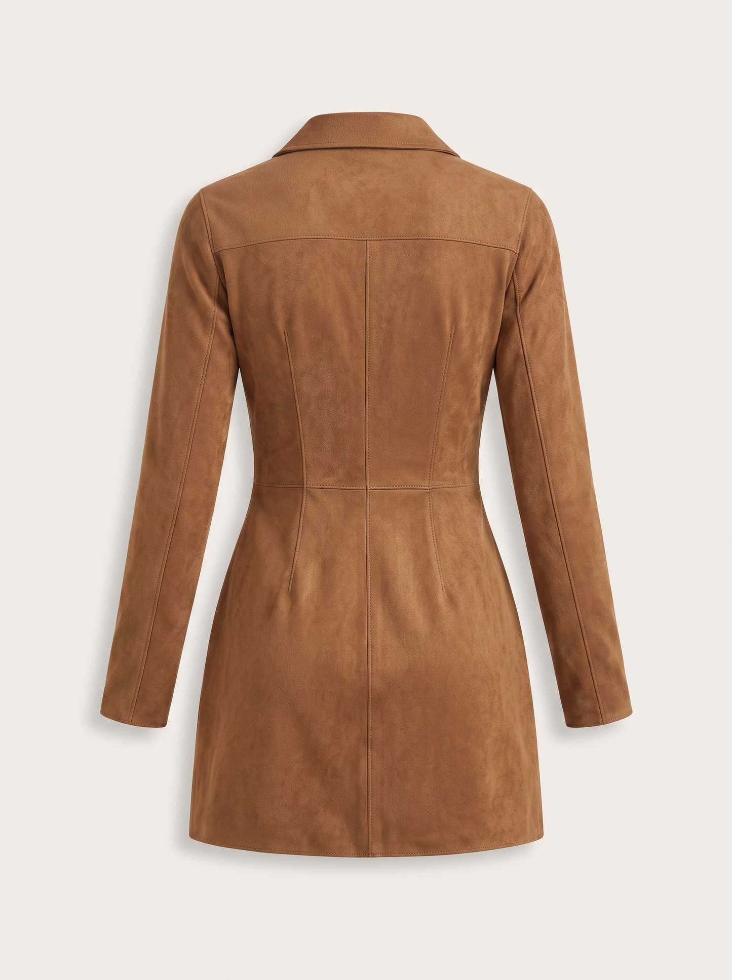 Vestido Dakota Flecos Camel