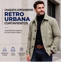 Chaqueta Cortavientos Urban Retro