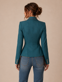 Blazer Zafiro Encaje