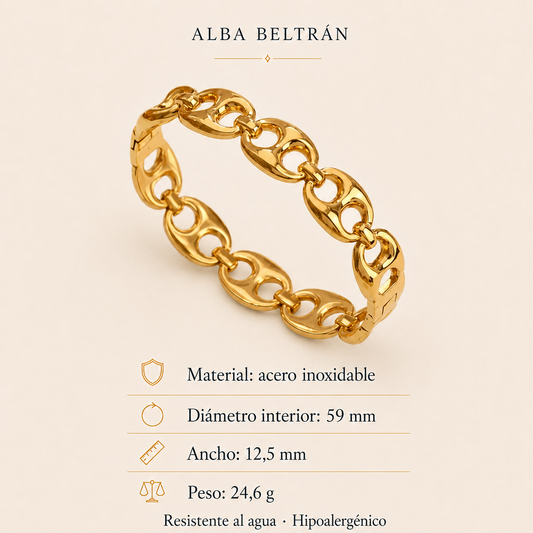 Set de Pulseras Eslabón Élite