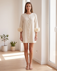 Vestido Marcelle Rosas