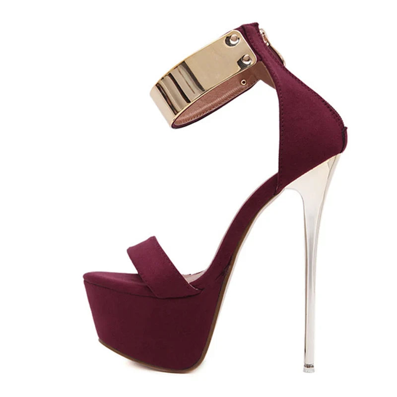Alba - Zapatos de tacón con plataforma
