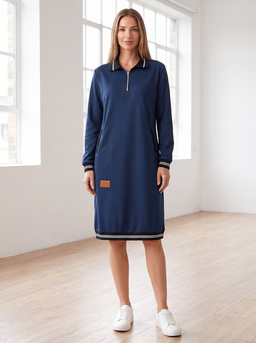 Vestido Boston Polo marino, vista frontal