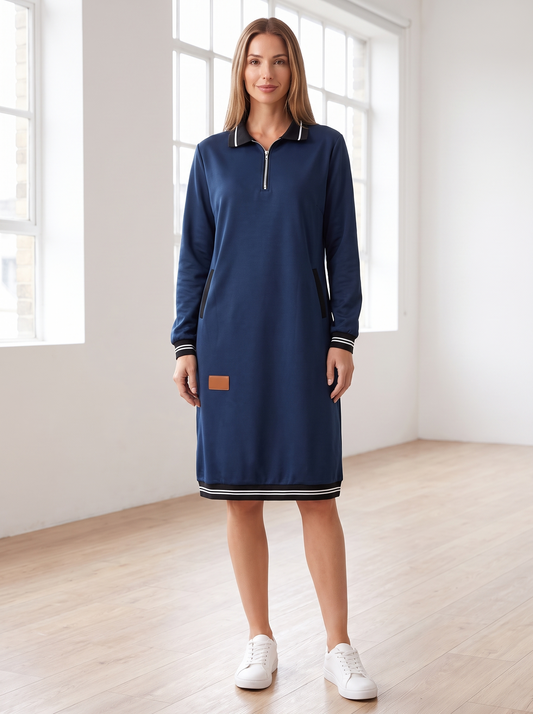 Vestido Boston Polo marino, vista frontal