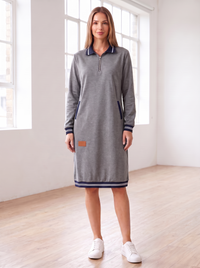 Vestido Boston Polo gris, vista frontal