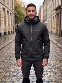 Chaqueta Bergen negro - frente