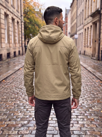 Chaqueta Bergen caqui - espalda